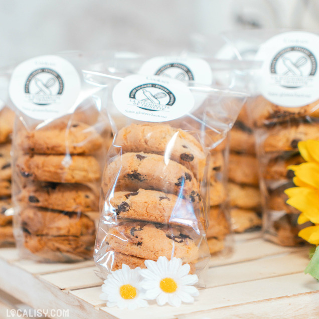 Cookies sans gluten de La Kitchinette de Trinette à Welkenraedt, commerce de pâtisserie.