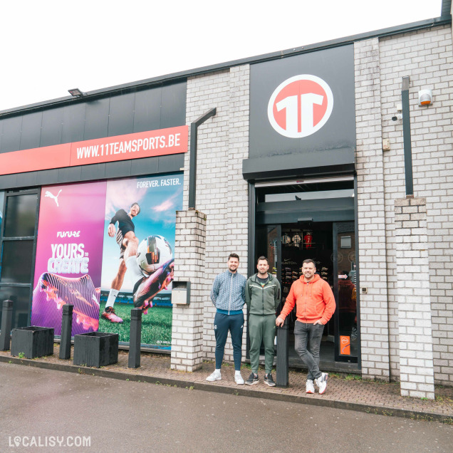 Magasin de sport Marksports à Awans spécialisé en équipements de football.