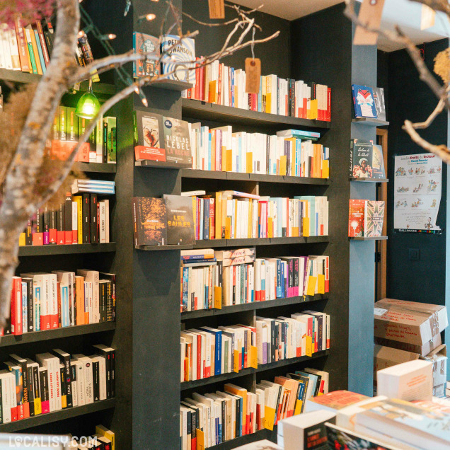 Rayons thématiques du commerce de livres Livre'S à Marche-en-Famenne.