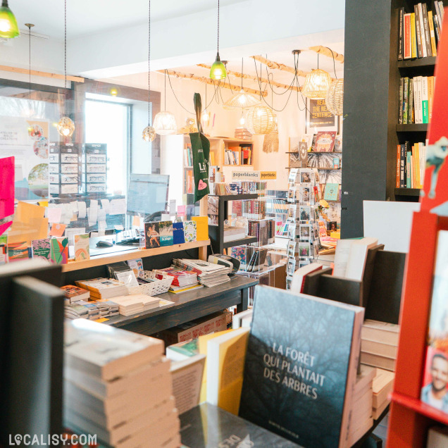 Comptoir d’accueil du commerce de livres Livre'S à Marche-en-Famenne.
