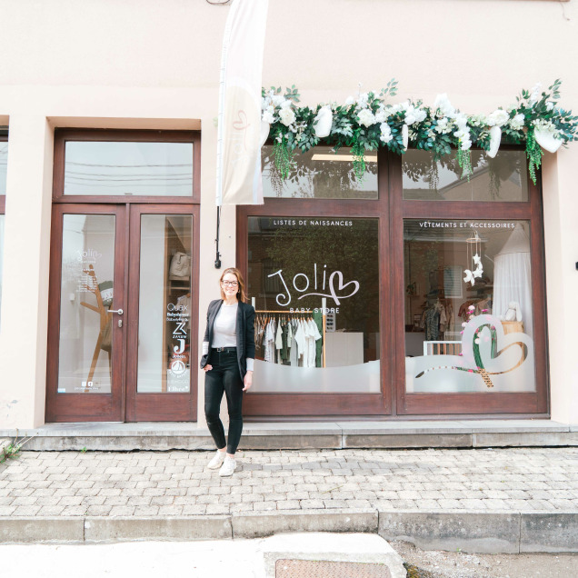 Magasin pour bébé Joli Cœur Baby Store à Marche-en-Famenne.