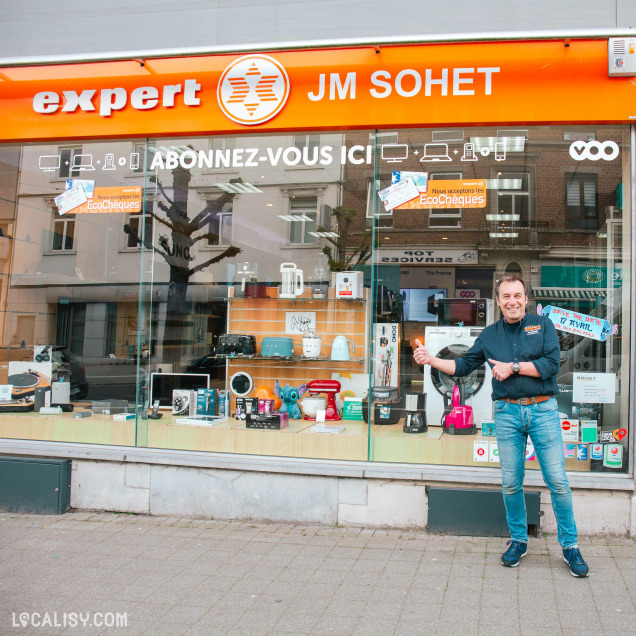 Magasin d’électroménager JM Sohet à Waremme.
